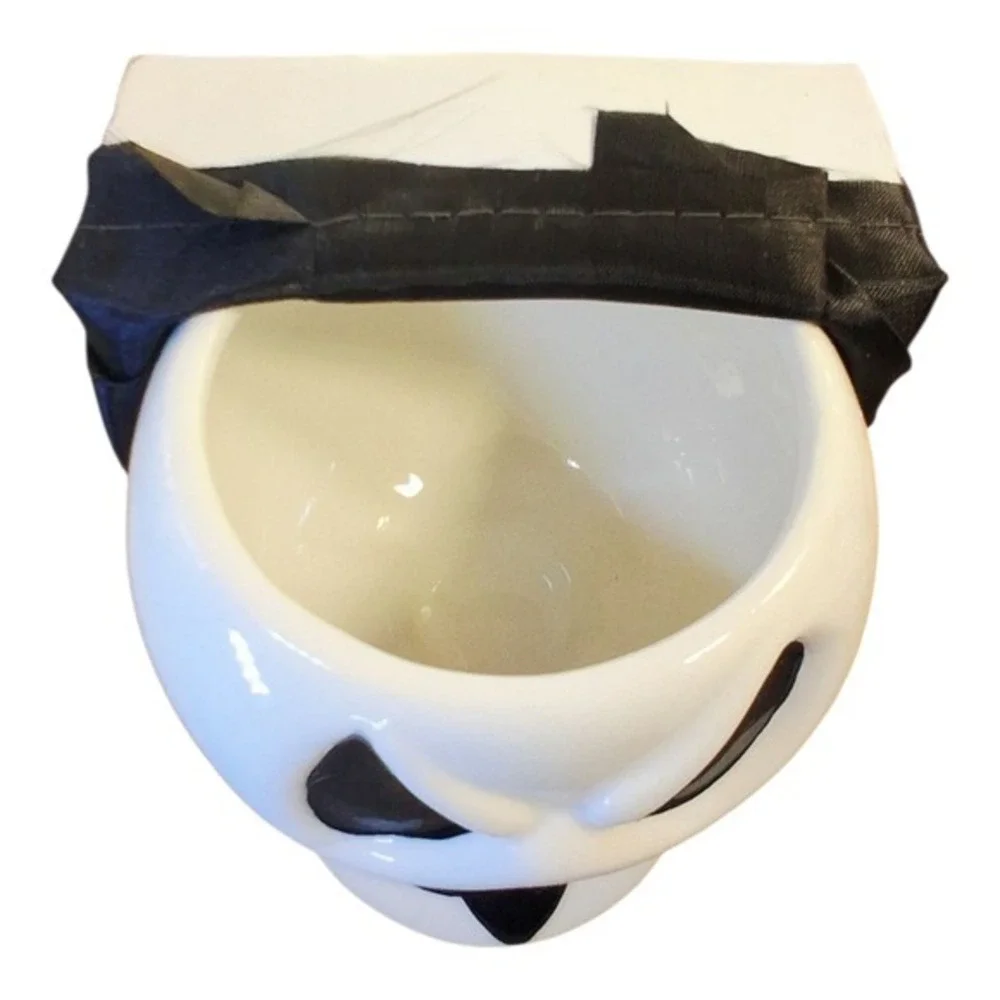 Rare Tim Burton Nightmare Before Christmas Jack Skellington Ceramic Goblet‎